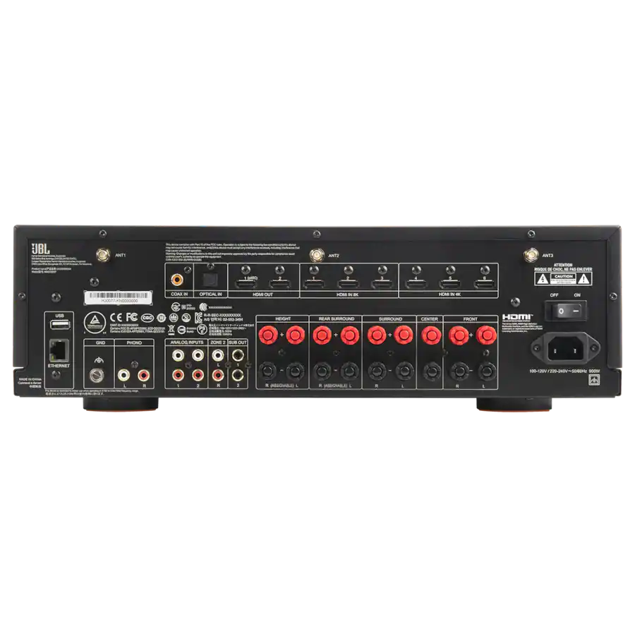 JBL MA9100HP Rear Connections